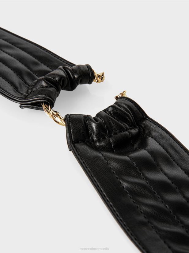 centură de talie cu inel decorat răsucit Marc Cain negru accesorii 4826HH1743