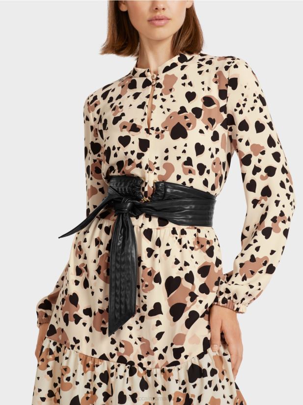 centură de talie cu inel decorat răsucit Marc Cain negru accesorii 4826HH1743