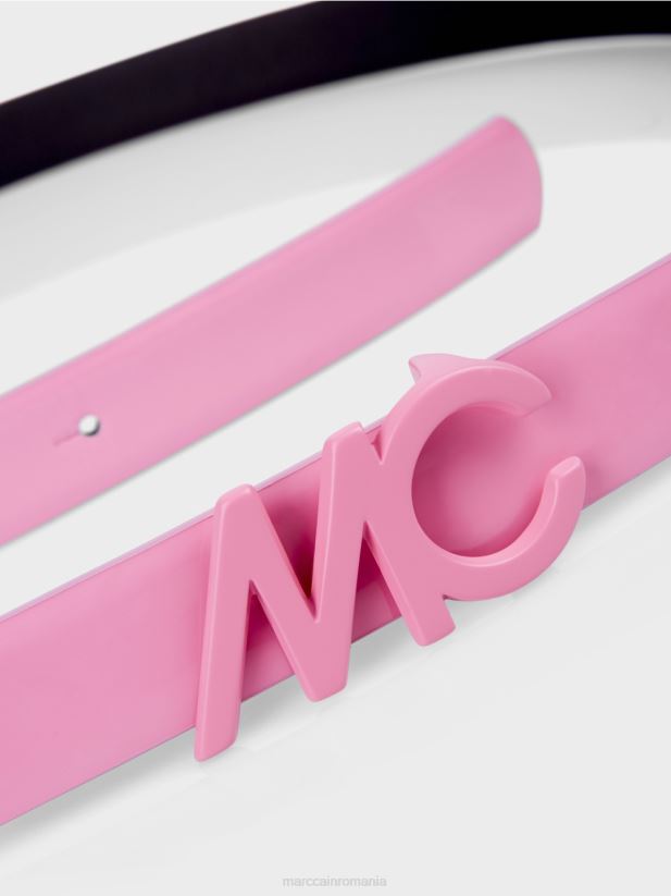 centură reversibilă cu logo mc colorat Marc Cain roz aprins accesorii 4826HH1730
