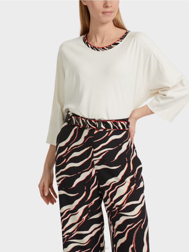 centura in talie cu imprimeu leu Marc Cain campari accesorii 4826HH1671