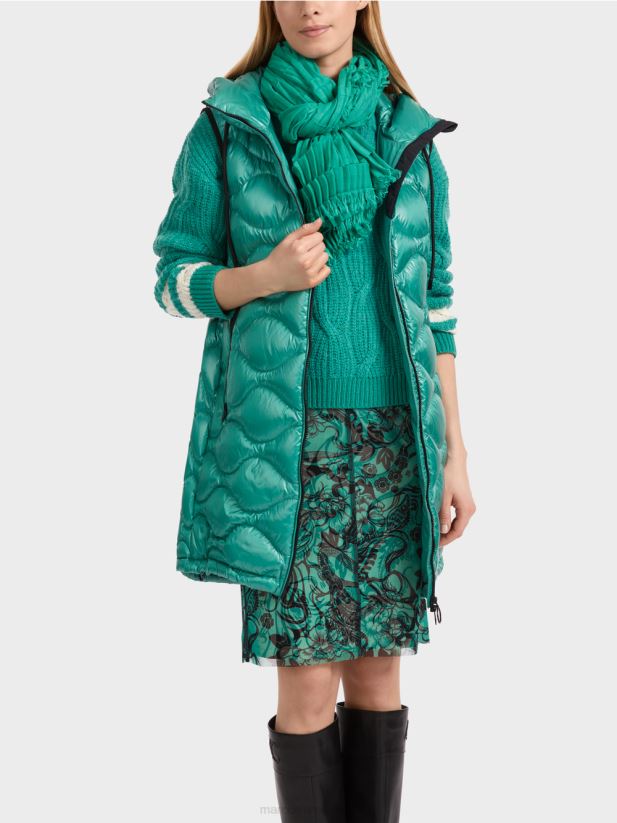 eșarfă cu structură plisată Marc Cain smalț accesorii 4826HH1655