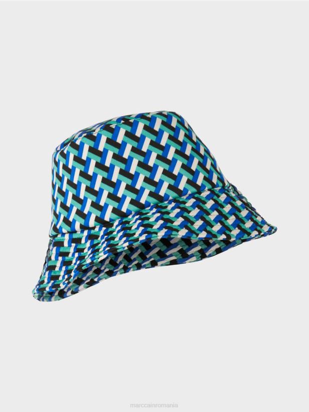 pălărie în stil pescar Marc Cain smalț accesorii 4826HH1659