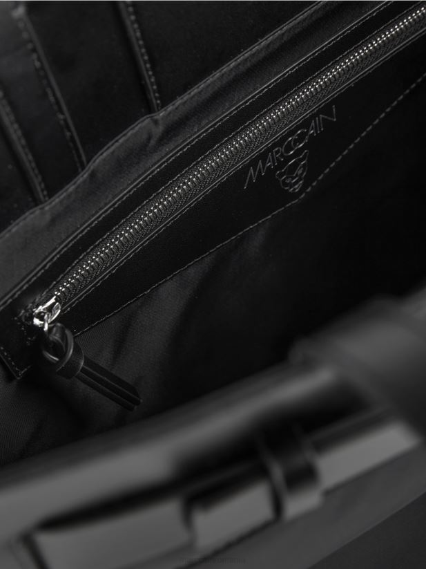 cumpărător din nailon „regândiți împreună”. Marc Cain negru accesorii 4826HH1514