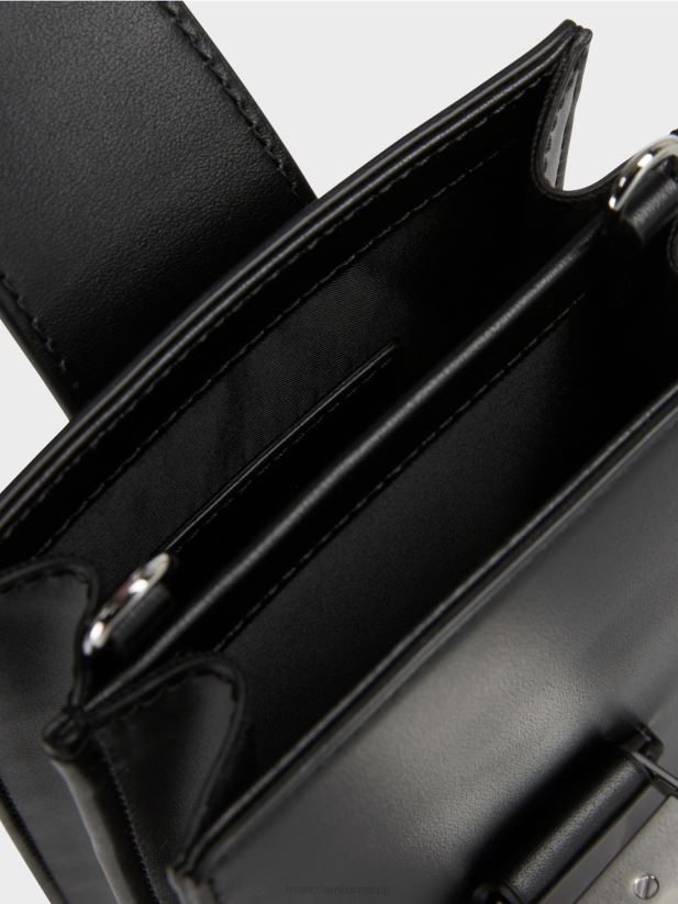 geantă crossbody în format longitudinal Marc Cain negru accesorii 4826HH1521