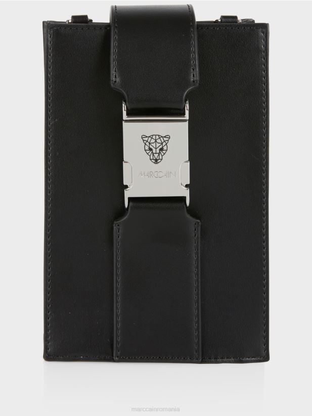 geantă crossbody în format longitudinal Marc Cain negru accesorii 4826HH1521