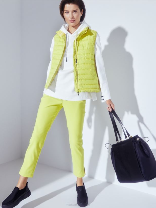 geantă cu mâner croșetat „rethink together”. Marc Cain negru accesorii 4826HH1534