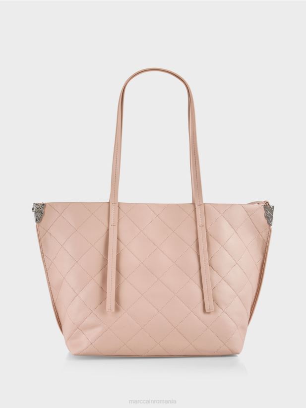 geantă de cumpărături „regândește împreună” Marc Cain roz pudra moale accesorii 4826HH1496