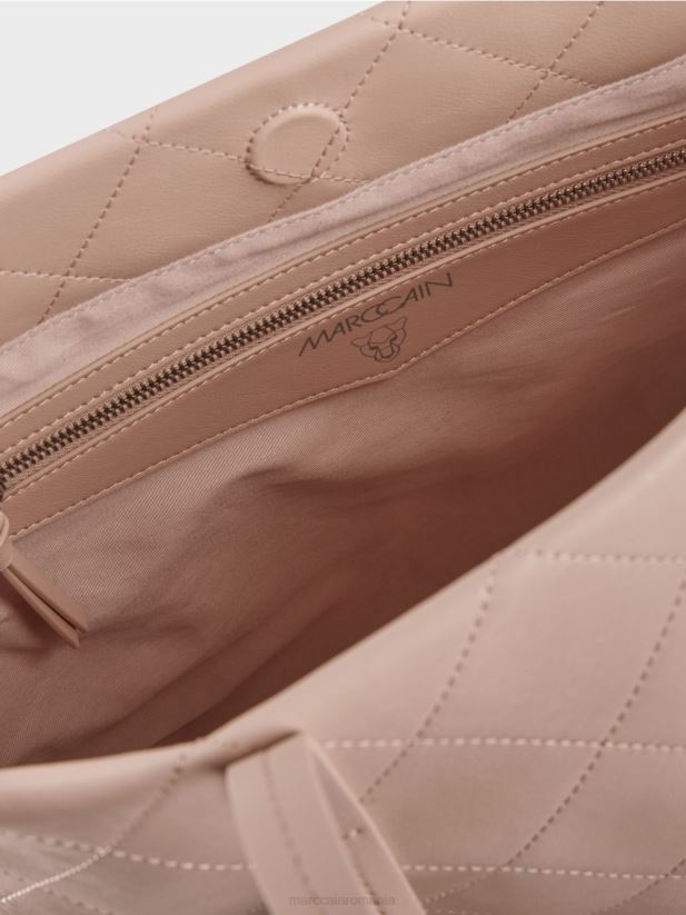geantă de cumpărături „regândește împreună” Marc Cain roz pudra moale accesorii 4826HH1496