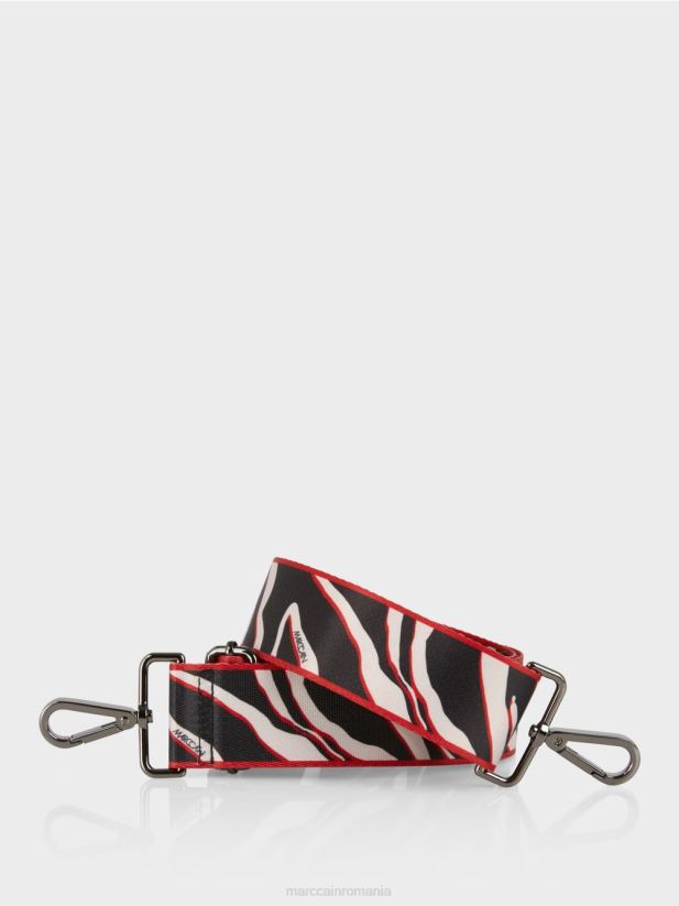 geantă de umăr cu design în relief Marc Cain negru accesorii 4826HH1517