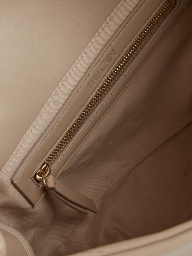 geantă de umăr cu mâner răsucit Marc Cain nisip adânc accesorii 4826HH1526