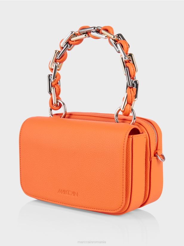 geantă de umăr două în unu Marc Cain coral strălucitor accesorii 4826HH1511