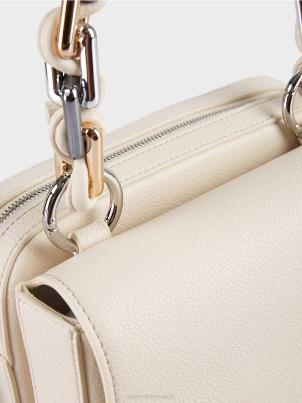 geantă de umăr două în unu Marc Cain fum accesorii 4826HH1491