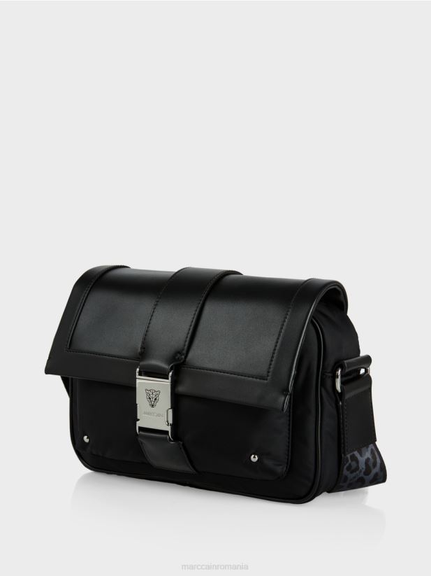 geantă de umăr „regândește împreună”. Marc Cain negru accesorii 4826HH1519