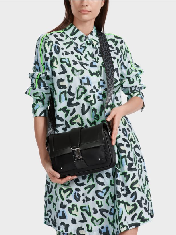 geantă de umăr „regândește împreună”. Marc Cain negru accesorii 4826HH1519