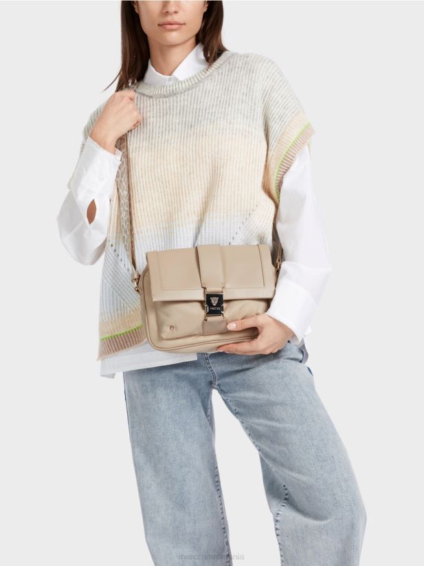 geantă de umăr „regândește împreună”. Marc Cain nisip albit accesorii 4826HH1492