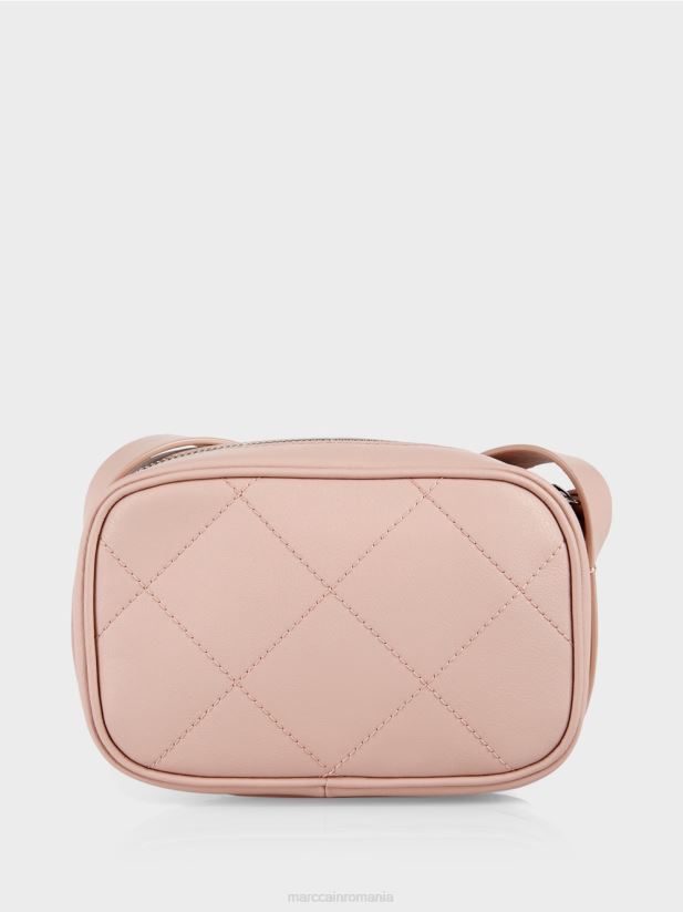 geantă de umăr „regândește împreună”. Marc Cain roz pudra moale accesorii 4826HH1497