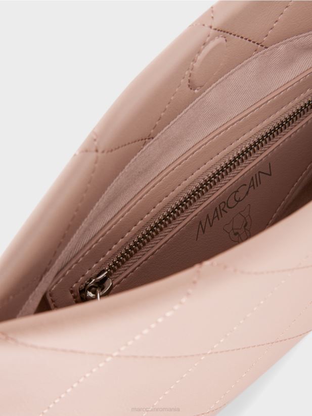 geantă de umăr „regândește împreună”. Marc Cain roz pudra moale accesorii 4826HH1498