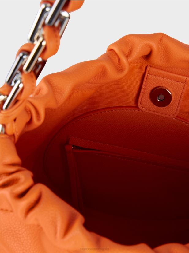 geantă pentru cumpărături în stil husă Marc Cain coral strălucitor accesorii 4826HH1509