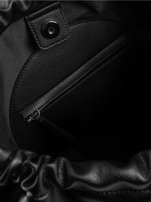 geantă pentru cumpărături în stil husă Marc Cain negru accesorii 4826HH1520