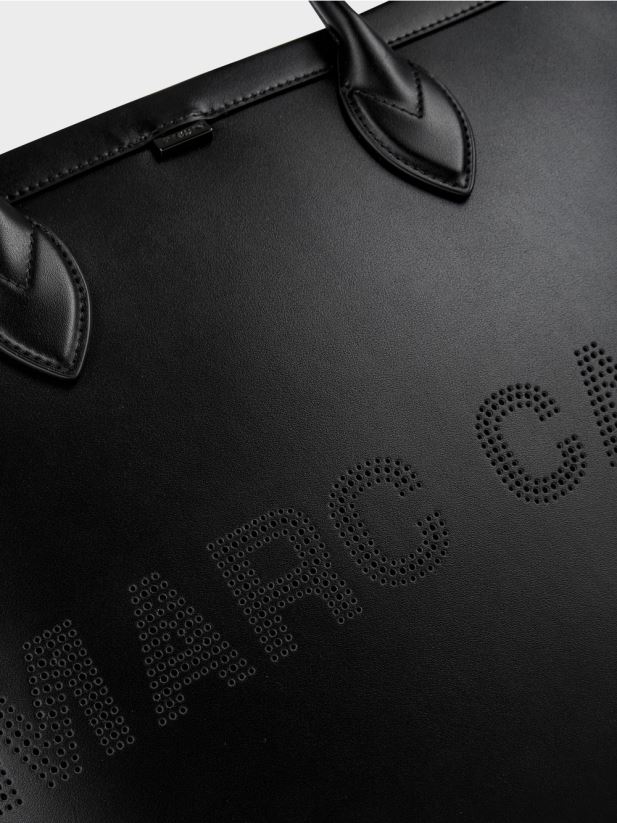 geantă shopper cu inscripții cu logo Marc Cain negru accesorii 4826HH1512