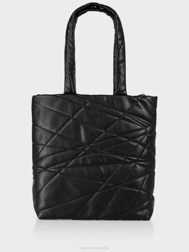geantă tote cu matlasare 3d Marc Cain negru accesorii 4826HH1548