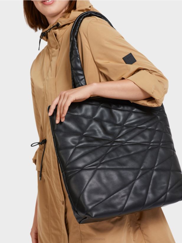 geantă tote cu matlasare 3d Marc Cain negru accesorii 4826HH1548