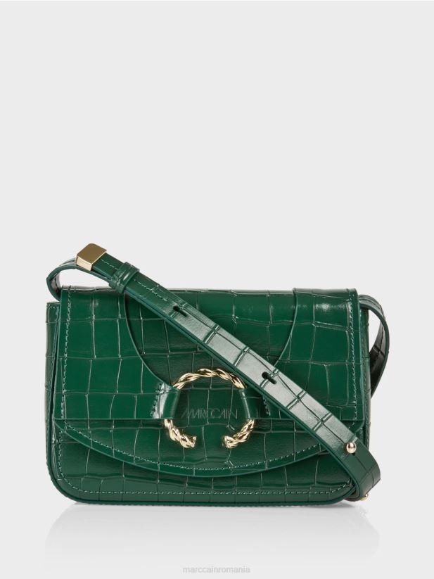 geanta de umar cu inel decorativ Marc Cain padure intunecata accesorii 4826HH1540