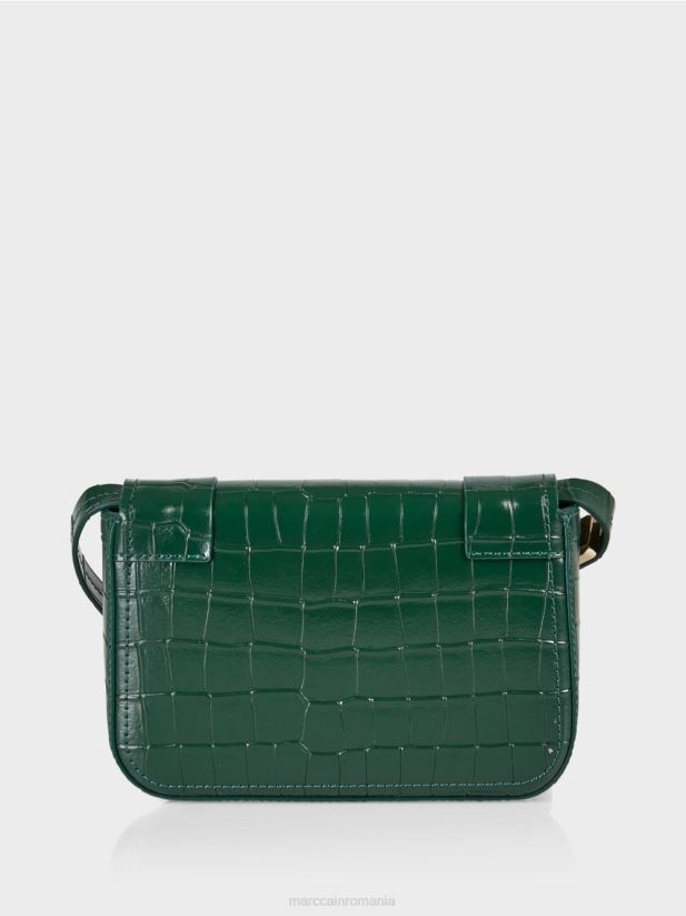 geanta de umar cu inel decorativ Marc Cain padure intunecata accesorii 4826HH1540