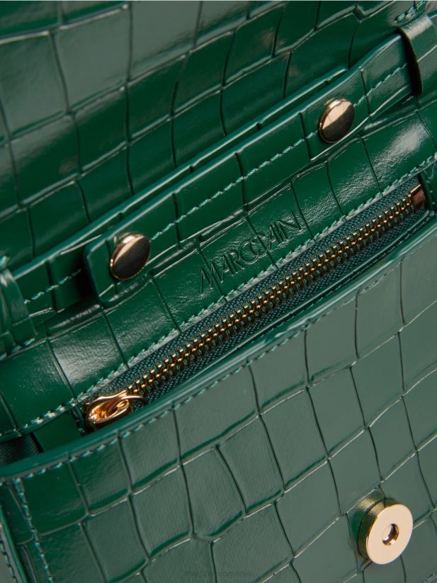 geanta de umar cu inel decorativ Marc Cain padure intunecata accesorii 4826HH1540