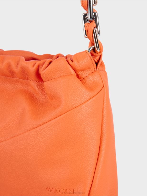 geanta de umar cu maner decorativ Marc Cain coral strălucitor accesorii 4826HH1513