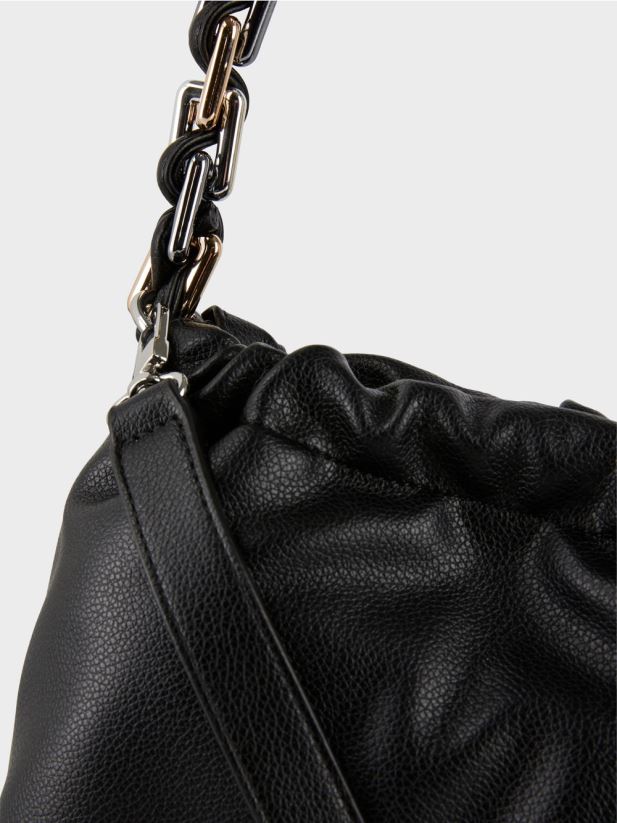 geanta de umar cu maner decorativ Marc Cain negru accesorii 4826HH1516