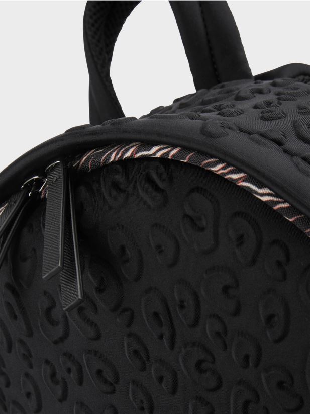 rucsac din material techno Marc Cain negru accesorii 4826HH1510