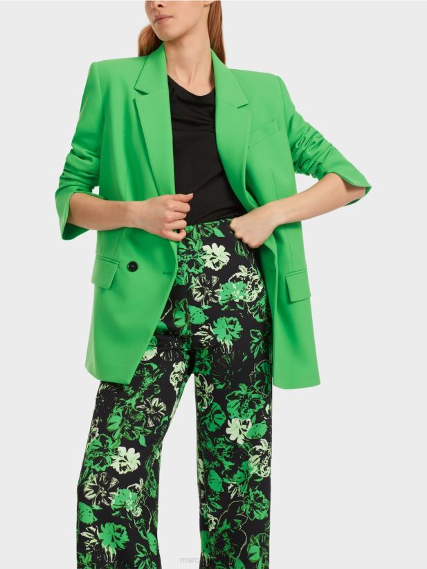 blazer clasic Marc Cain verde măr închis îmbrăcăminte 4826HH155