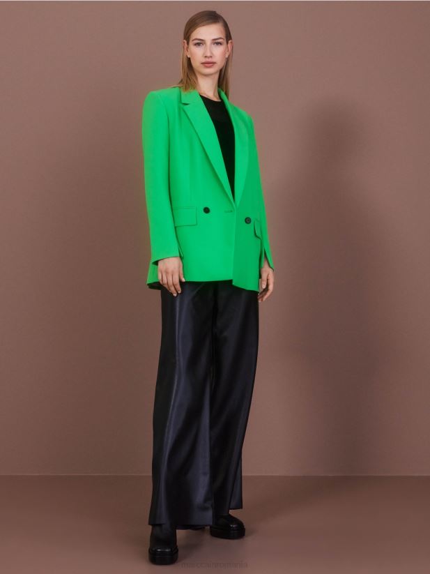 blazer clasic Marc Cain verde măr închis îmbrăcăminte 4826HH155