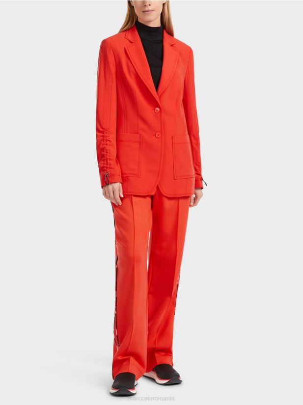 blazer croit Marc Cain campari îmbrăcăminte 4826HH157 blazer croit Marc Cain campari îmbrăcăminte 4826HH157