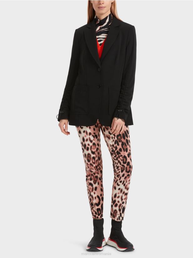 blazer croit Marc Cain negru îmbrăcăminte 4826HH158 blazer croit Marc Cain negru îmbrăcăminte 4826HH158