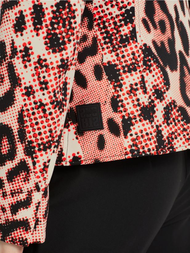 blazer cu imprimeu leu Marc Cain campari îmbrăcăminte 4826HH156