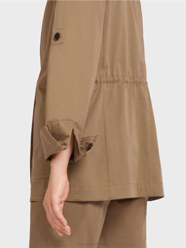 blazer cu mânecă Marc Cain cafea ușoară îmbrăcăminte 4826HH198