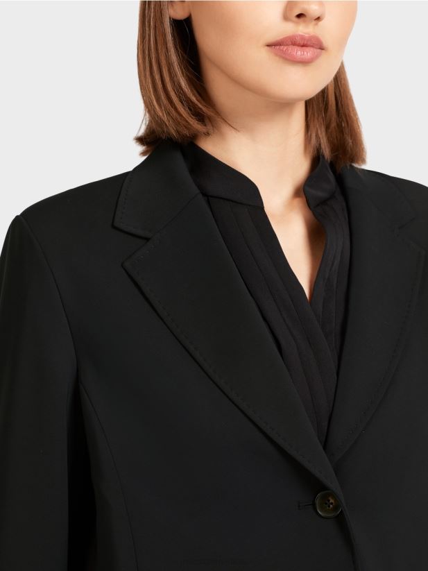 blazer cu rever larg Marc Cain negru îmbrăcăminte 4826HH206