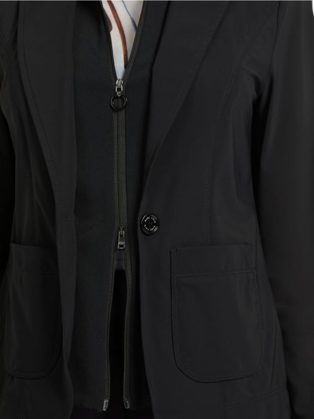 blazer doi în unu Marc Cain negru îmbrăcăminte 4826HH166