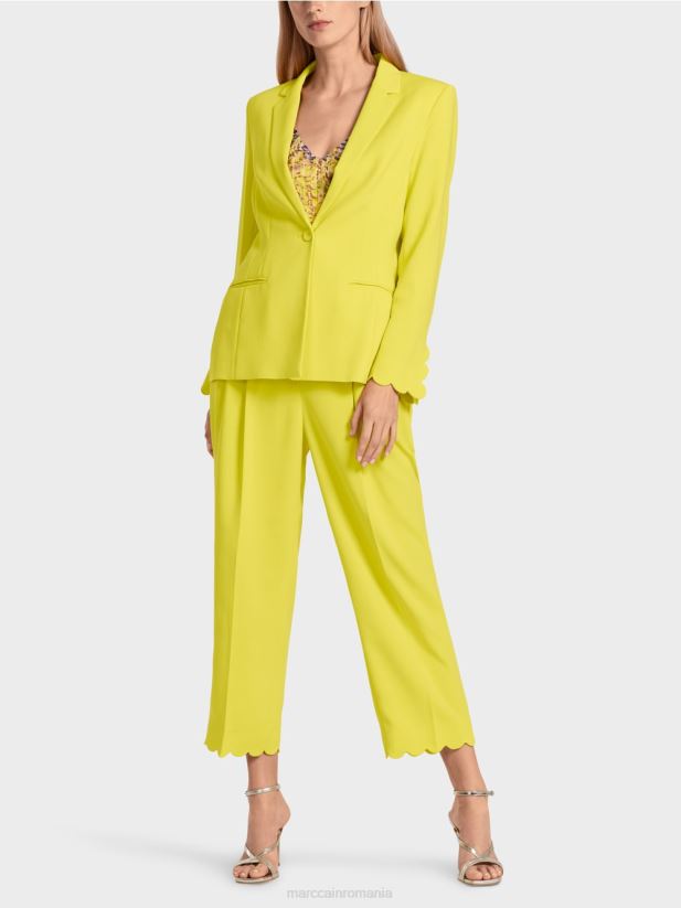 blazer elegant Marc Cain verde lamaie îmbrăcăminte 4826HH185