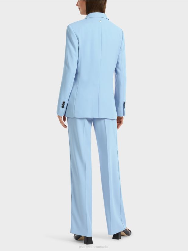 blazer lung Marc Cain cer întunecat de vară îmbrăcăminte 4826HH162