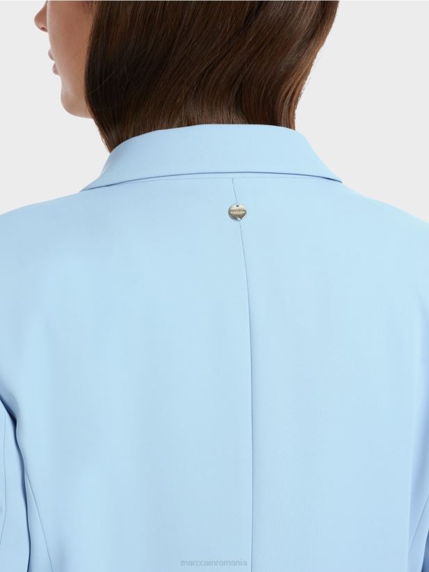 blazer lung Marc Cain cer întunecat de vară îmbrăcăminte 4826HH162