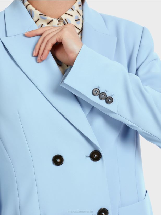 blazer lung Marc Cain cer întunecat de vară îmbrăcăminte 4826HH162