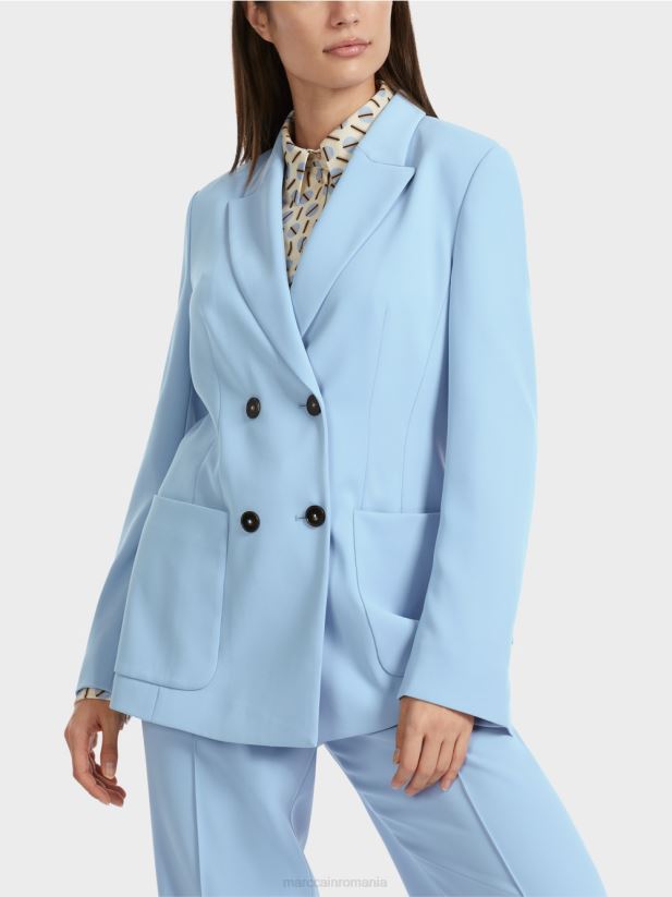 blazer lung Marc Cain cer întunecat de vară îmbrăcăminte 4826HH162