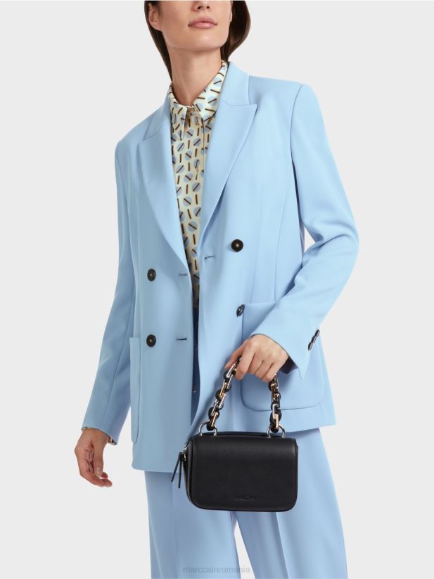 blazer lung Marc Cain cer întunecat de vară îmbrăcăminte 4826HH162