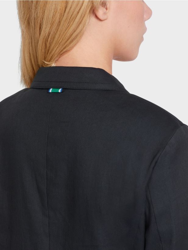 blazer îmbrățișat cu in Marc Cain albastru miezul nopții îmbrăcăminte 4826HH179