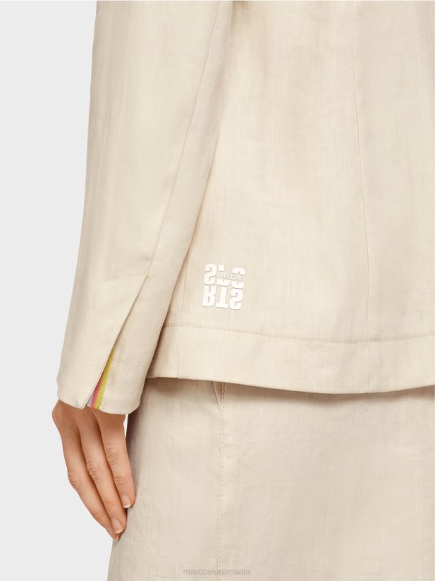 blazer îmbrățișat cu in Marc Cain lenjerie moale îmbrăcăminte 4826HH184