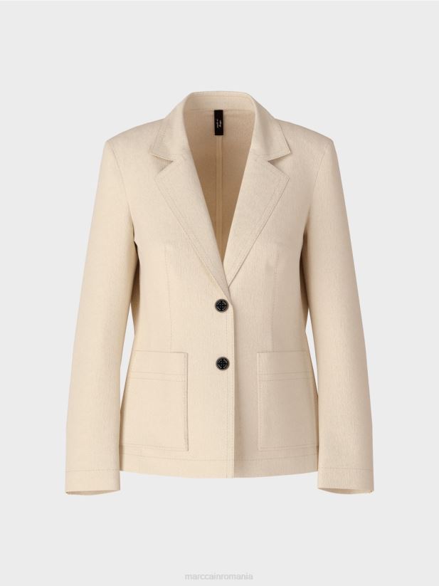 blazer îmbrățișat cu in Marc Cain lenjerie moale îmbrăcăminte 4826HH184