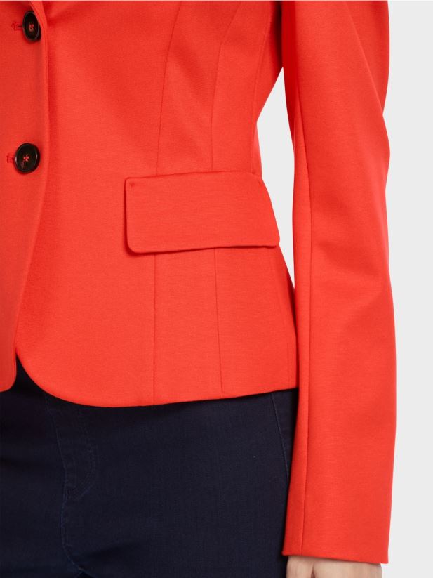 blazer montat cu rever îngust Marc Cain campari îmbrăcăminte 4826HH177
